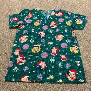 💚❤️ Betty Boop scrub top 💚❤️